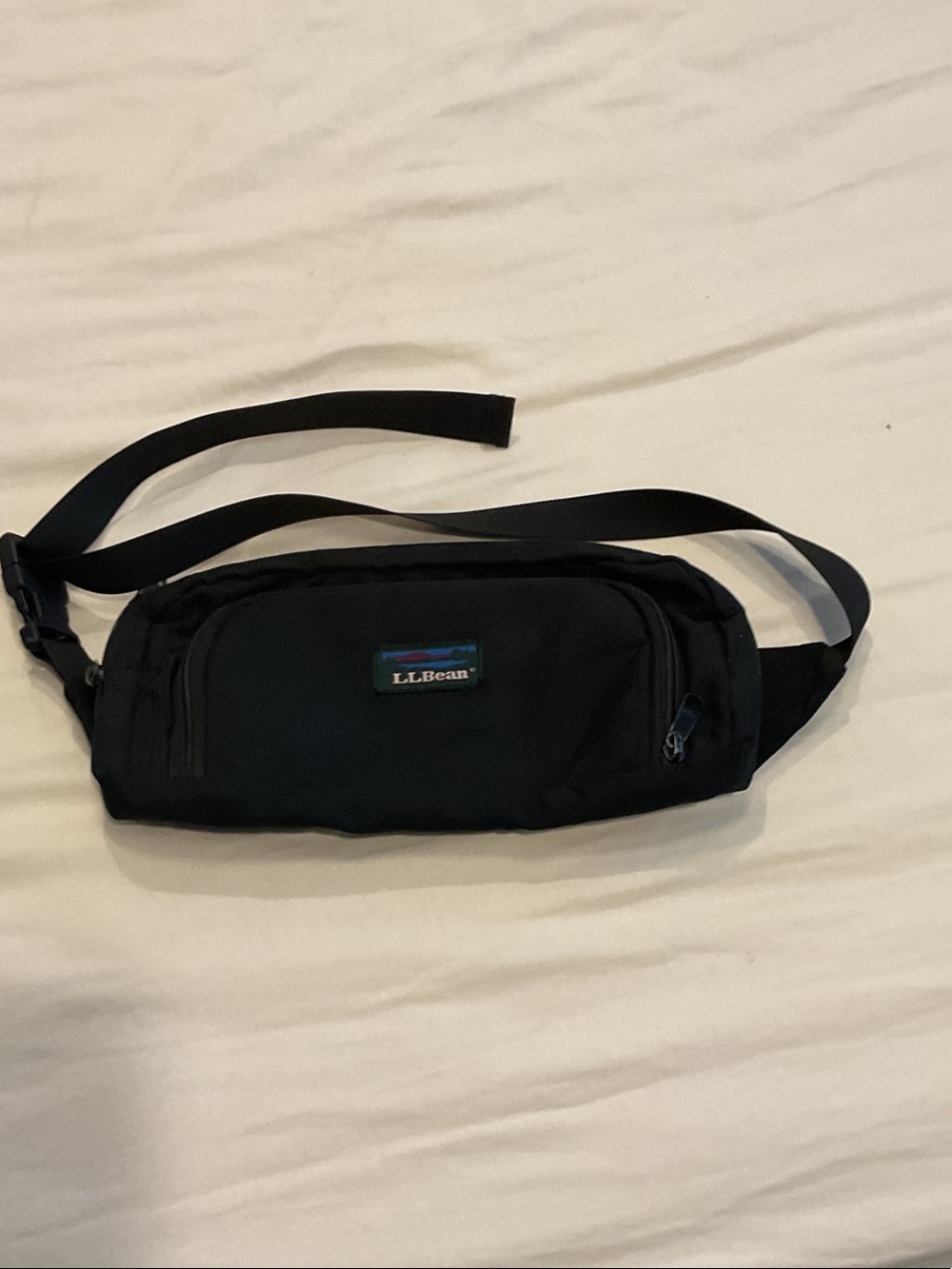 L.L. Bean Belt Bag Fanny Pack Black
